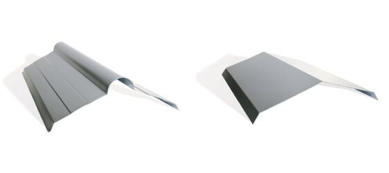 Queensland sheet metal 2 different kinds of ridge capping