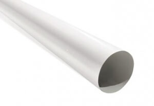 PVC round downpipes