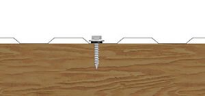 12 x 25 t17 fasteners used for fixing mini rib walling into timber