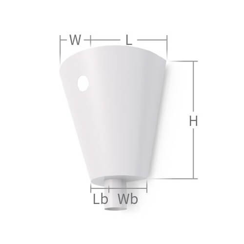 Conical Rainwater Head Measurements