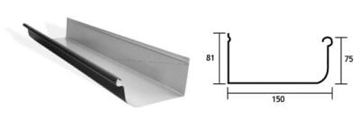 Colorbond®, Zincalume® and galvanised 150 quad gutter range from Queensland sheet metal