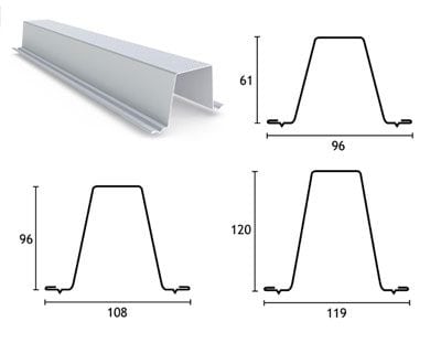 Queensland sheet metal top span battens made from hi-tensile Australian steel